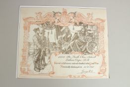 PTE FREDERICK CHARLES SIDWELL 427727. LABOUR CORPS: R.B. Honourable Discharge 22nd November 1917.