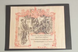 PTE ARTHUR REGINALD ABREY 2293. ROYAL SUSSEX REGIMENT. Honourable discharge 14th November 1917.