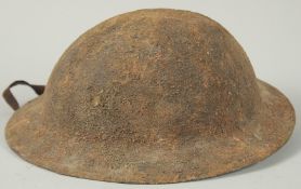A WW1 HELMET, BRODIN, circa 1916.