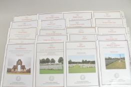 TWENTY MEMORIAL SCROLLS A to C, with paperwork.