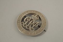 KING'S SILVER BADGE 139053.