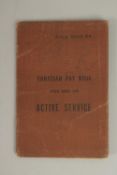 RICHARD WAKELY. A CANADIAN PAY BOOK FOR USE ON ACTIVE SERVICE. Date and Station 1st April 1917.