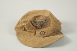 A NAZI CLOTH CAP.