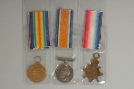 JOHN HUGHES. 14th BRIGADE ROYAL FIELD ARTILLERY. DRIVER 42244. TRIO with ribbons. Medal boxes and