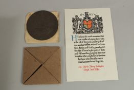 CORPORAL CHARLES HEMY LETTINGTON 8184. 2nd BATTALION ROYAL IRISH RIFLES who died on 25th September