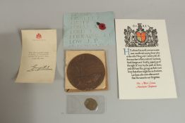 PRIVATE ALBERT LOMAX 48822. 2nd / 6th BATTALION MANCHESTER REGIMENT who died on 21st March 1918,