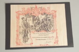 CORPORAL RICHARD LOUIS LLOYD 16796. CHESHIRE REGIMENT. Honourable Discharge 16th May 1917.