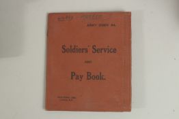 JAMES PREECE, YORKSHIRE REG. PTE. PAY BOOK etc.