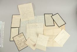 CAPTAIN / MAJOR EDGAR HORACE HEATHCOTE. 6th SHERWOOD FORESTERS. Personal ephemera, letters etc.