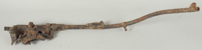 A BRITISH SMALL RIFLE , recovered from LOCK MORGAN MINE CRATER. 1st day of the Somme.
