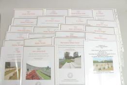 TWENTY-ONE MEMORIAL SCROLLS S - Y, with paperwork.