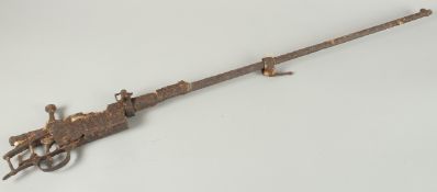 THE REMAINS OF A WW1 FRENCH GUN, 4ins long.