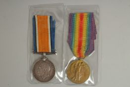 WILLIAM HISLOP. ARMY SERVICE CORPS. DRIVER T4 / 054133. DUO with ribbons.