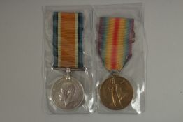 JOSEPH E. GARLING. ROYAL SCOTS. PTE 60086. DUO with ribbons.