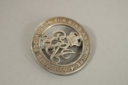 KING'S SILVER BADGE 518560.