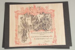 ALEXANDER MacPHERSON T4/254158 A/CQMS. ROYAL ARMY SERVICE CORPS. Honourable Discharge 4th August