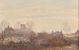 Edward Stamp. 'Frosty Morning', oil on board. Signed and dated, Dec 1976, 5