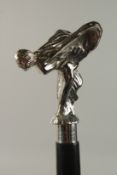 A WALKING STICK with with Rolls Royce emblem. 90cm long.