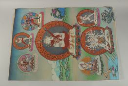 A TIBETAN THANGKA.