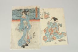 YOSHIKAZU UTAGAWA (act. 1850-1870) & TOYOKUNI III UTAGAWA (1786-1864); two mid-19th century original