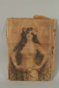 A FINE LITHOGRPAH DEPICTING A MIDDLE EASTERN BEAUTY, signed Leon Comerre.