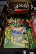 A quantity of Brio toys and other items.