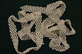 A decorative diamante set belt.