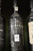 One bottle of Fonseca vintage port 1985.