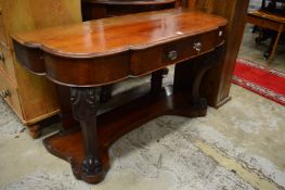 Victorian mahogany dressing table.