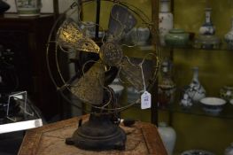 An old G.E.C electric fan and another old fan.