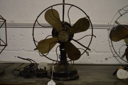 A B & Y early electric table fan.