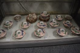 Quantity of Chinese soup bowls and covers decorated with dragons.