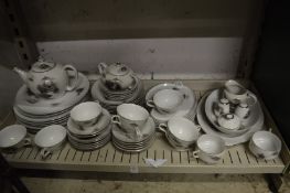 A comprehensive Japanese dinner service.