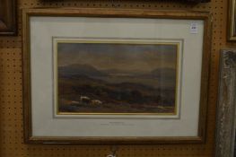 Edward Tucker, Windermere, landscape view, watercolour.