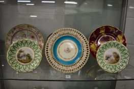 Decorative cabinet plates.