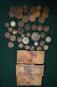 A quantity of early coins and tokens etc.