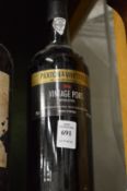 One bottle Paxton & Whitfield vintage port 1994.