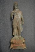 A 20th century Indian bronze standing figure.