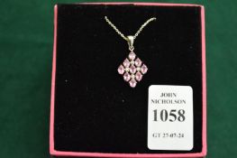 Decorative pendant and chain.