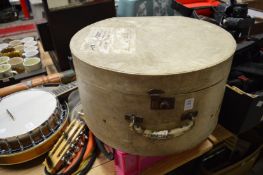 An old hat box.