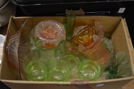 Decorative glassware.