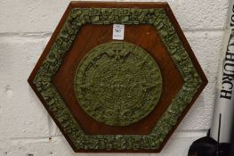 A decorative Eastern plaque.