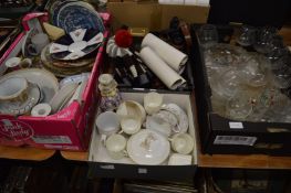 A quantity of decorative china, glass etc.