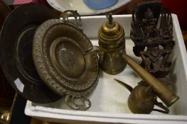 Islamic metalware and other items.