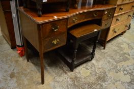 Mahogany dressing table.