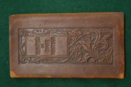 A small leather bound copy of the Rubaiyat of Omar Khayyam.