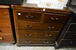 A Victorian chest of drawers.