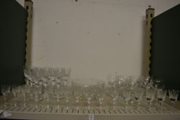 Quantity of glass ware.