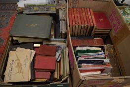 A good collection of cigarette cards, maps and books etc.