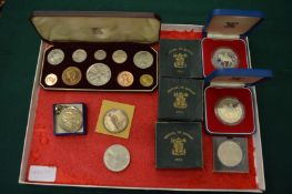 A Coronation proof set and other collectors coins.